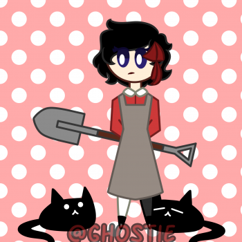 A Little Girl with A Big Shovel