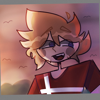 Look at him Strawberry blond. 
