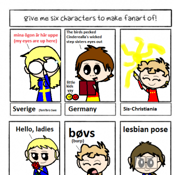 Six SatW Characters