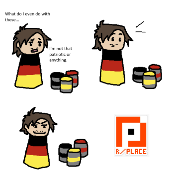 Of r/place and patriotism