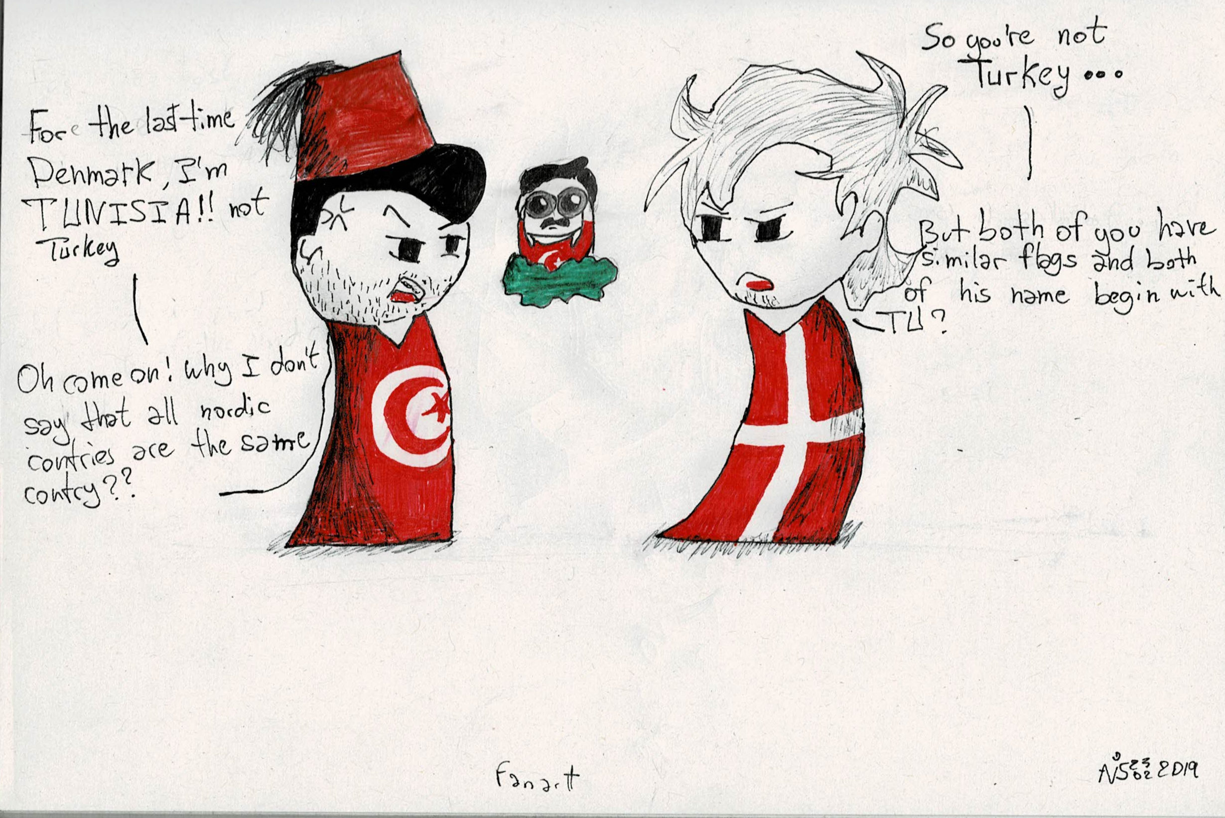 Tunisia get always mingled to Turkey SatWcomic.com