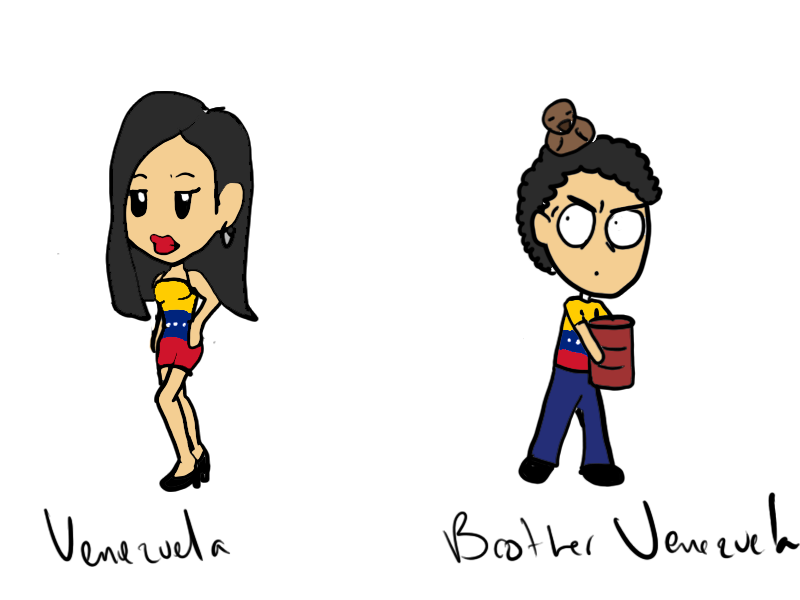 Venezuela and her crazy brother SatWcomic.com
