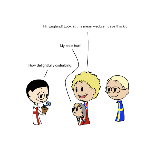 Norway the bully edit SatWcomic.com
