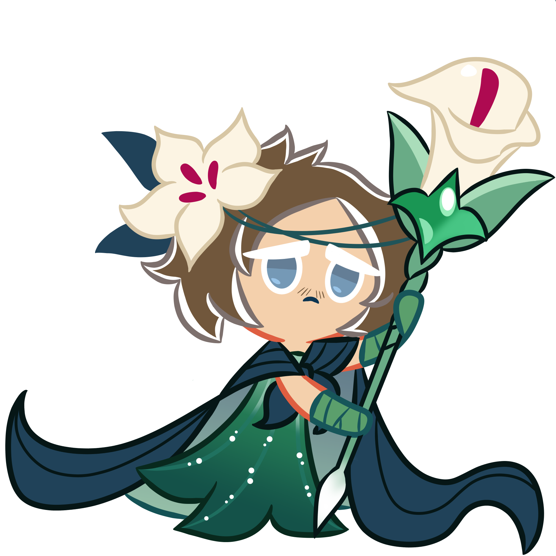 White Lily Germany Cookie SatWcomic.com