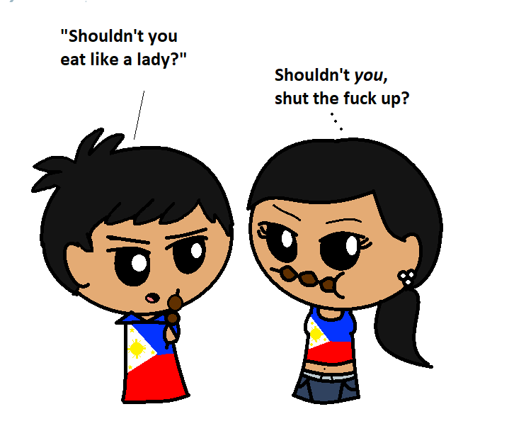 Too tasty to eat with fingers Too tasty to eat with fingers SatWcomic.com