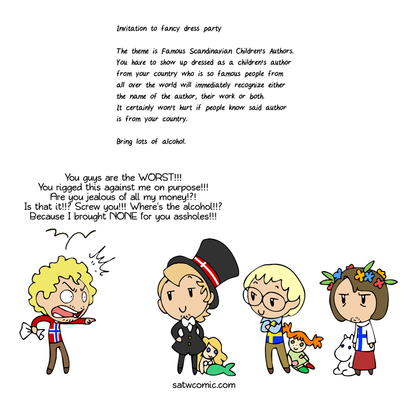 Child-like joy SatWcomic.com