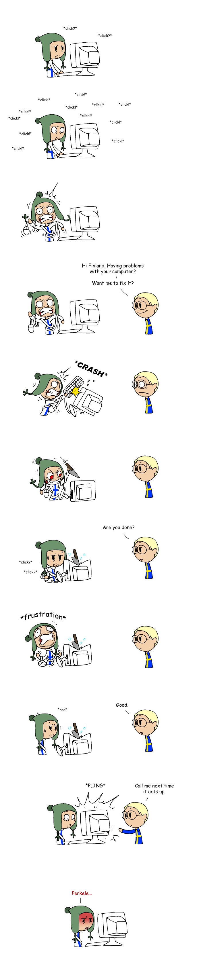 Computer technician SatWcomic.com