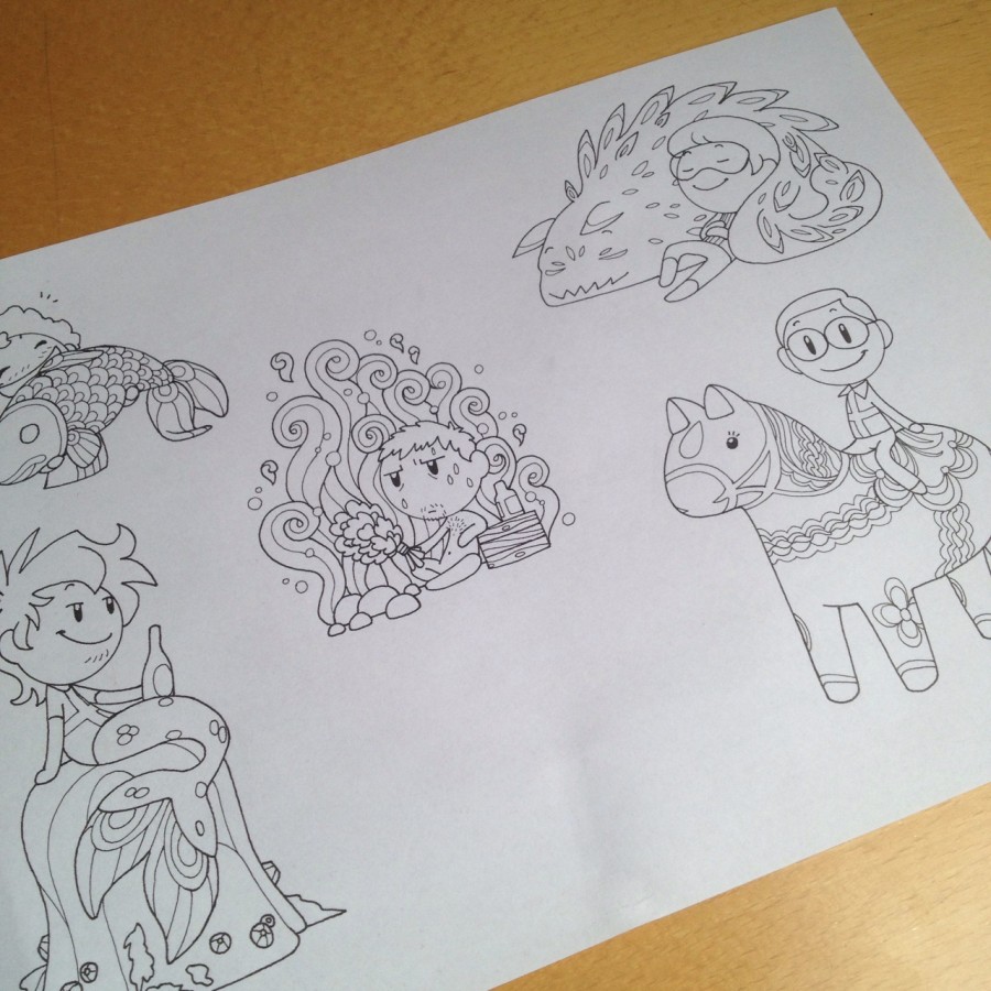 Colouring Book Preview 1 SatWcomic.com