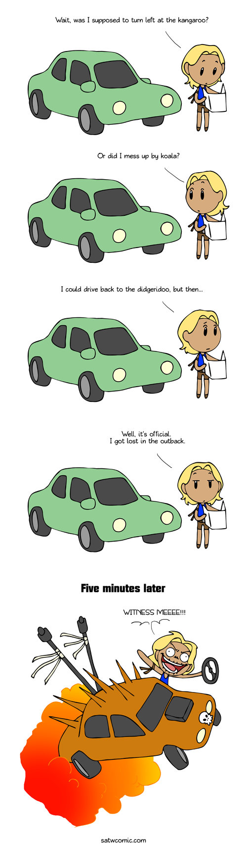 Lost in The Outback