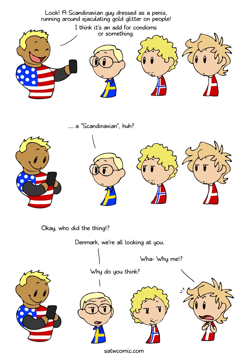 Pointing fingers