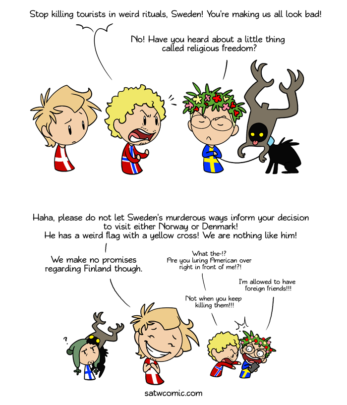 Popular destinations in Sweden