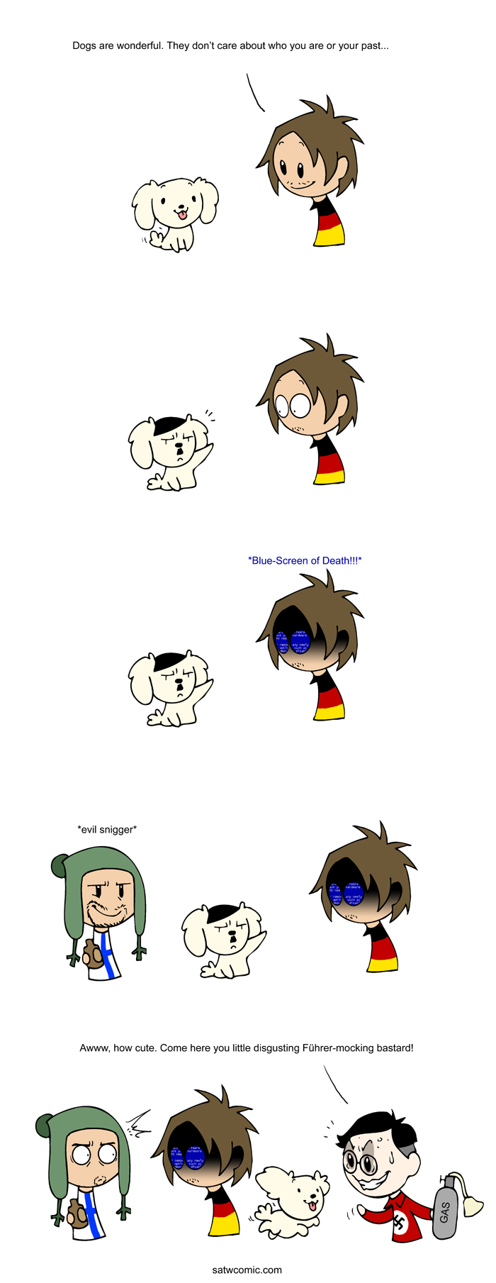 Cute Puppy SatWcomic.com