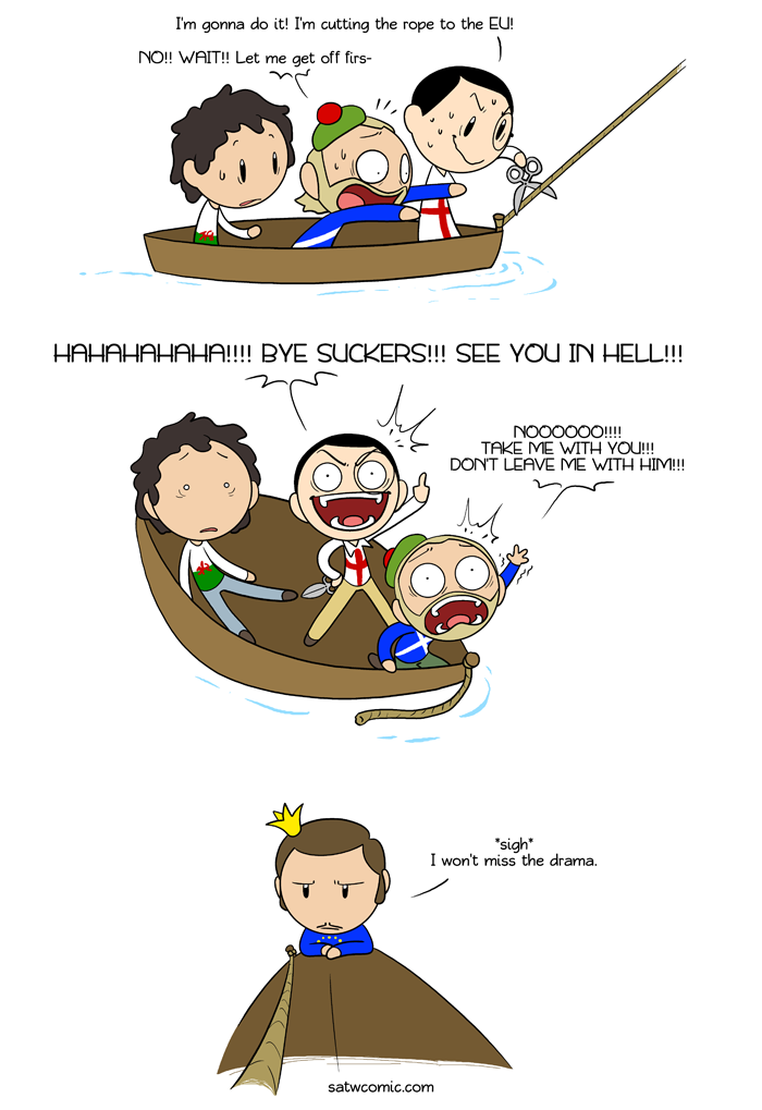 Cutting ties SatWcomic.com