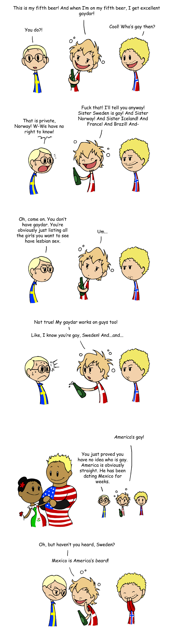 Denmark's Gaydar SatWcomic.com
