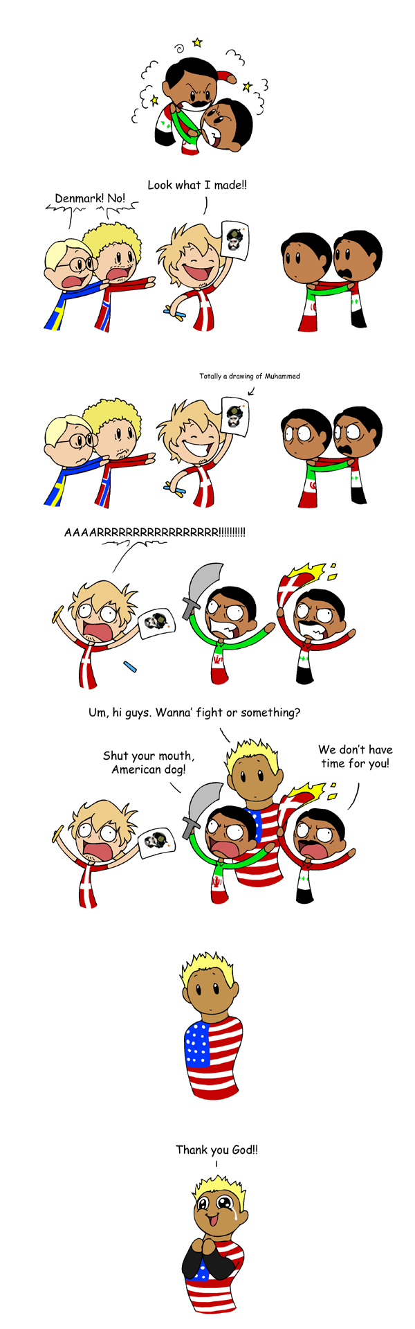 Denmark the Artist SatWcomic.com