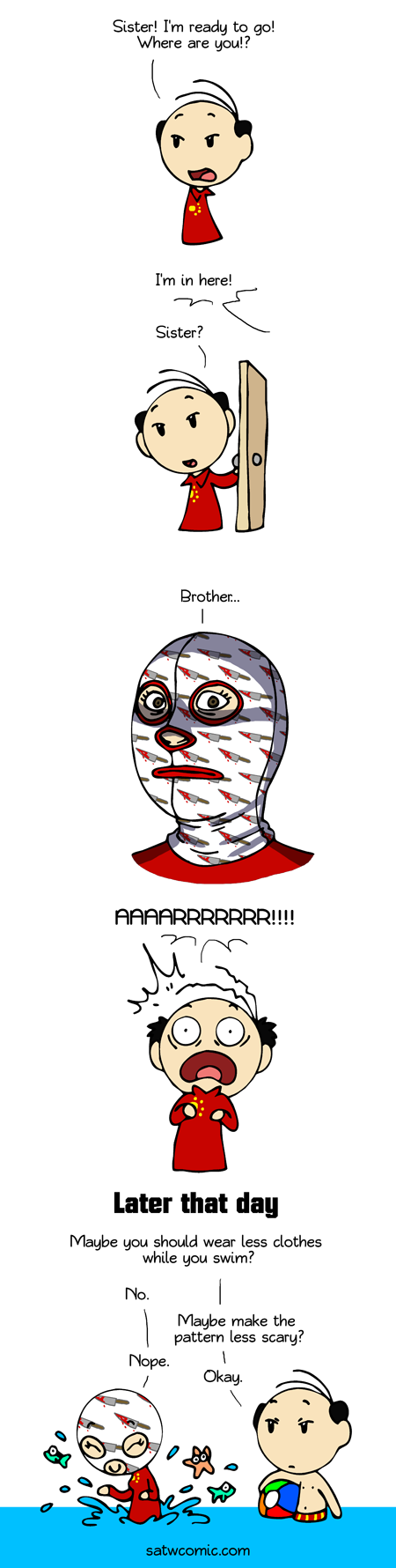 Don't let the sun catch ya SatWcomic.com