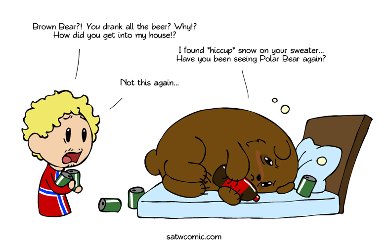 Drama Bear Returns SatWcomic.com