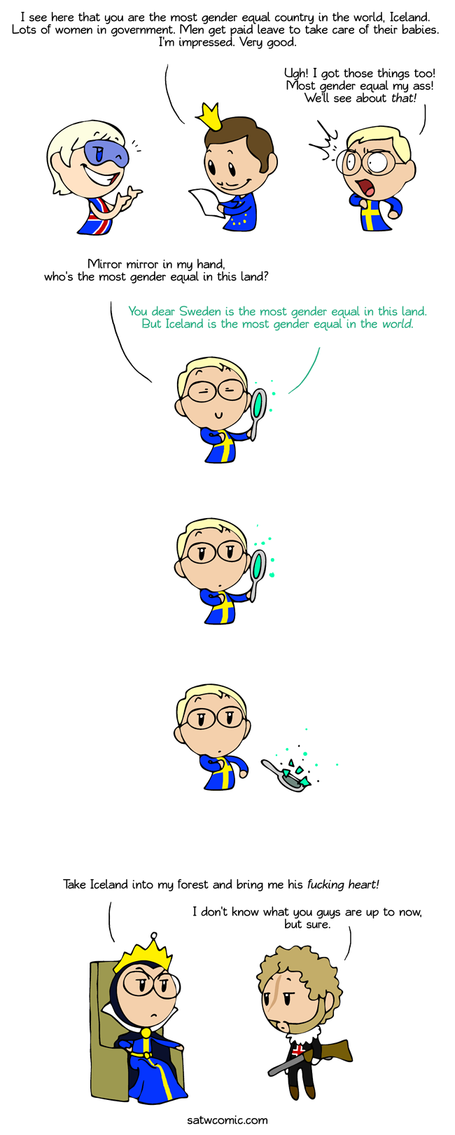 Equal Fight SatWcomic.com