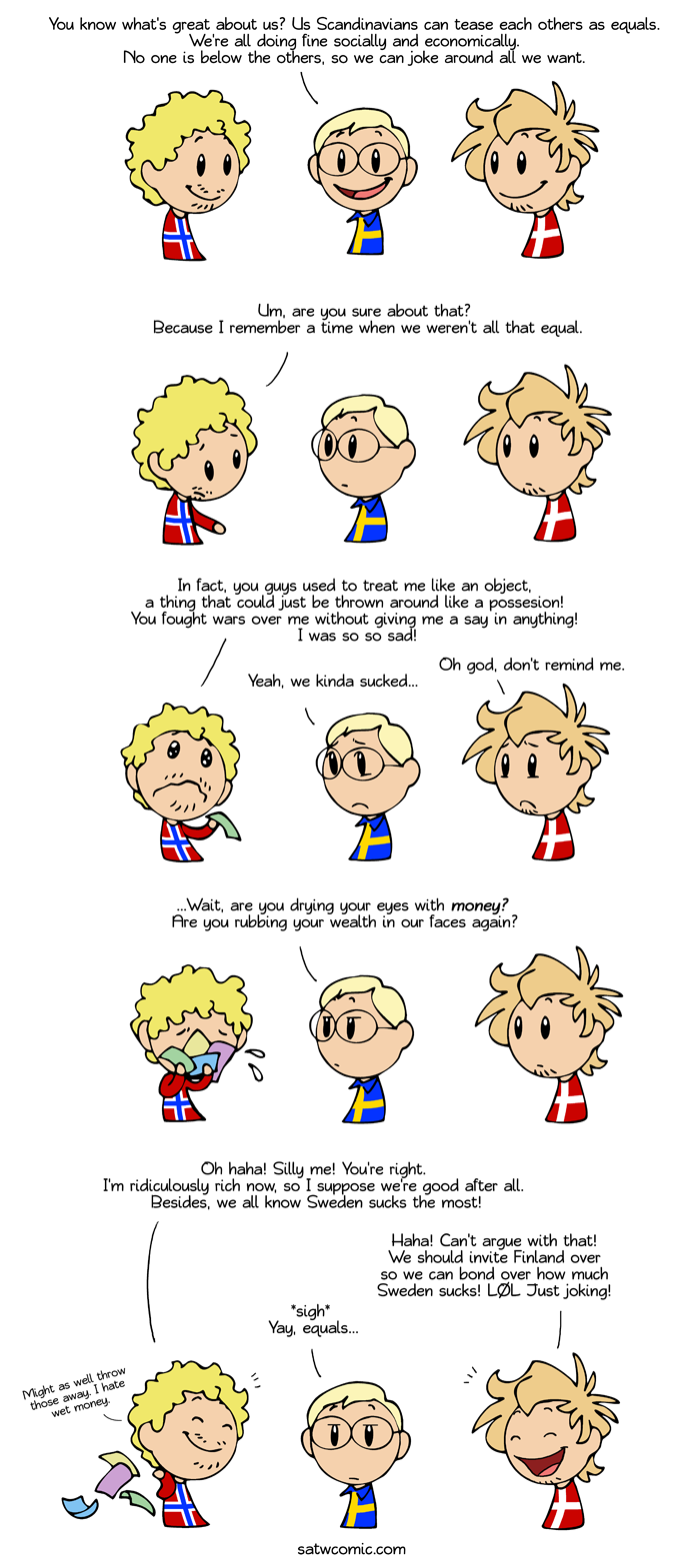 Equality means no mercy SatWcomic.com