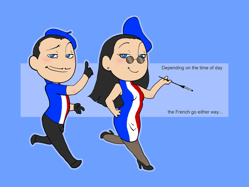 French Siblings SatWcomic.com