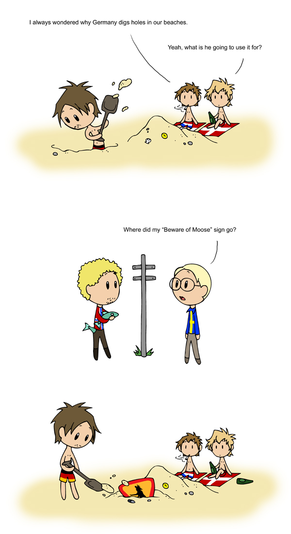Germany on Vacation SatWcomic.com