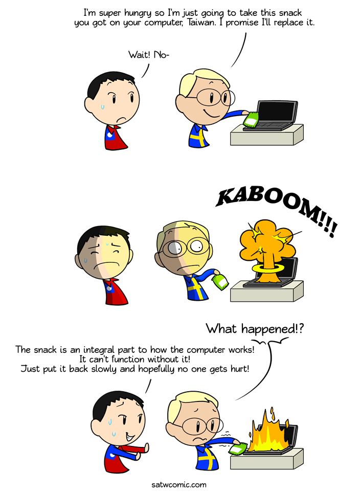 Hangry computer SatWcomic.com