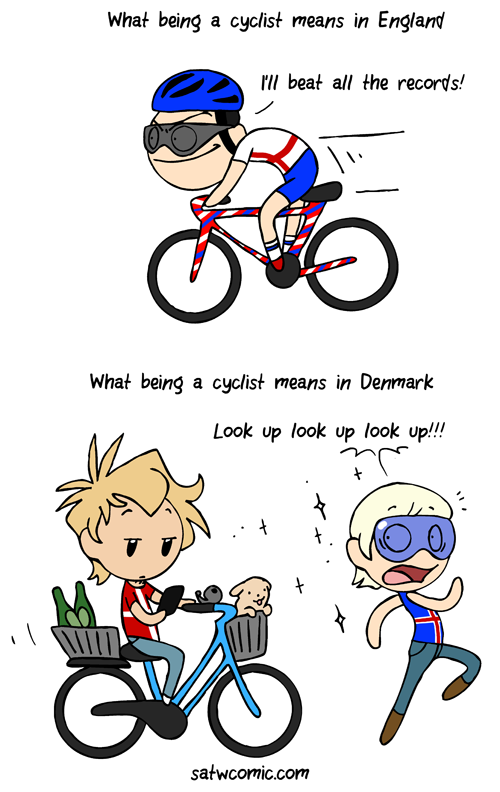 How to use a bike SatWcomic.com