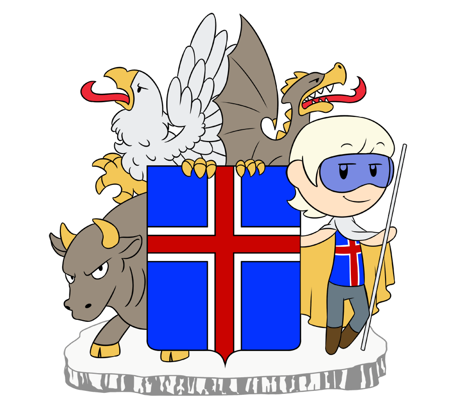 Iceland's Coat of Arms SatWcomic.com