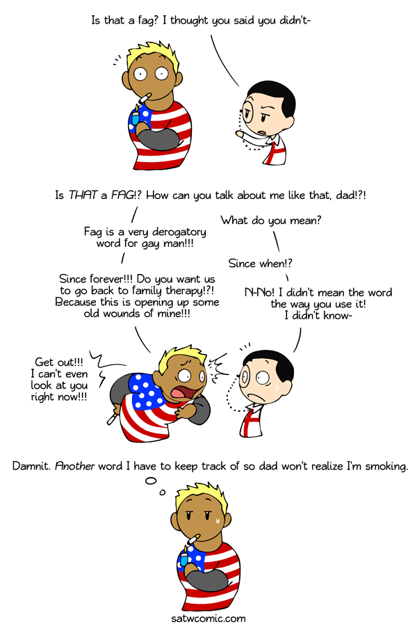It's how you use the word SatWcomic.com