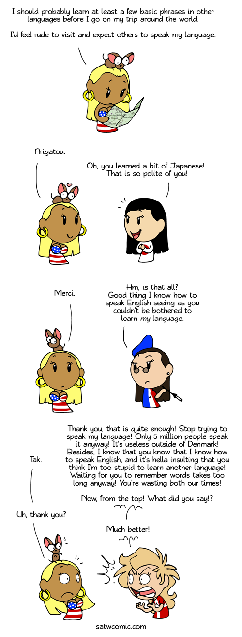 Language Barrier SatWcomic.com
