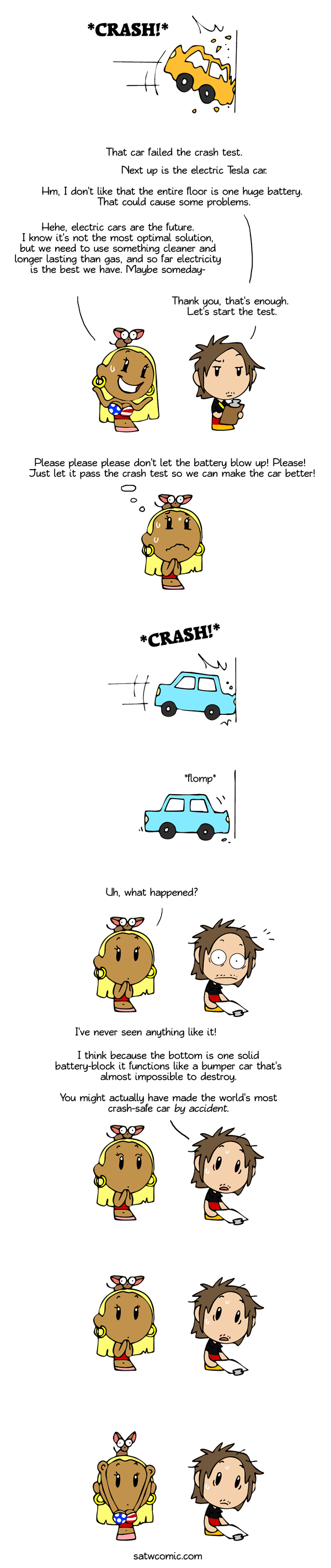 Lucky Accident SatWcomic.com