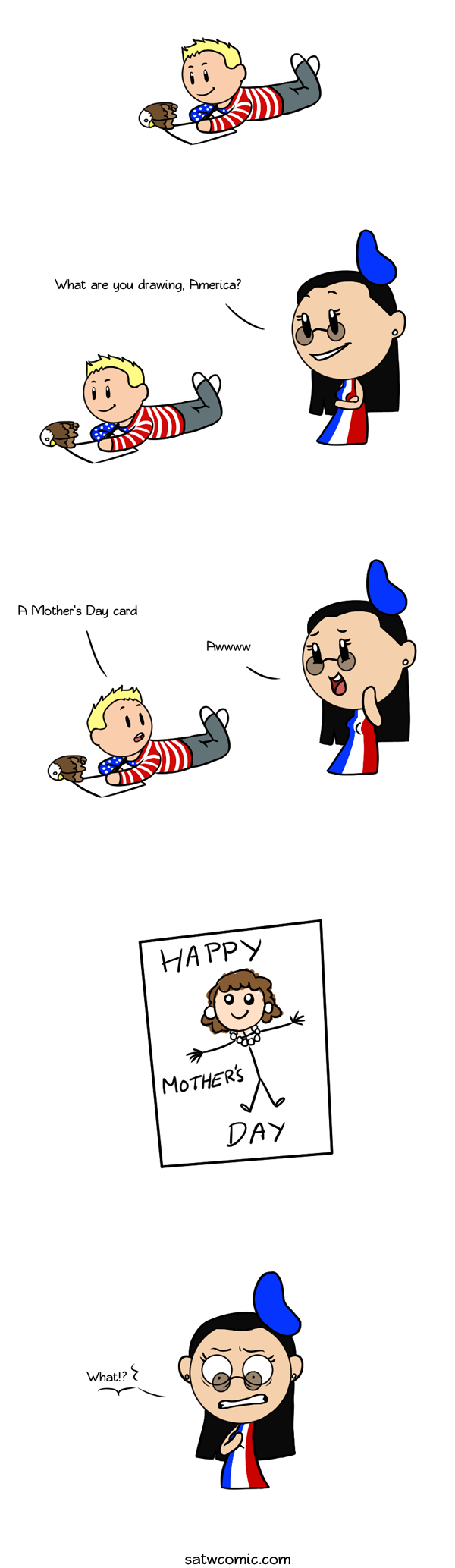 Mother's Day Card SatWcomic.com