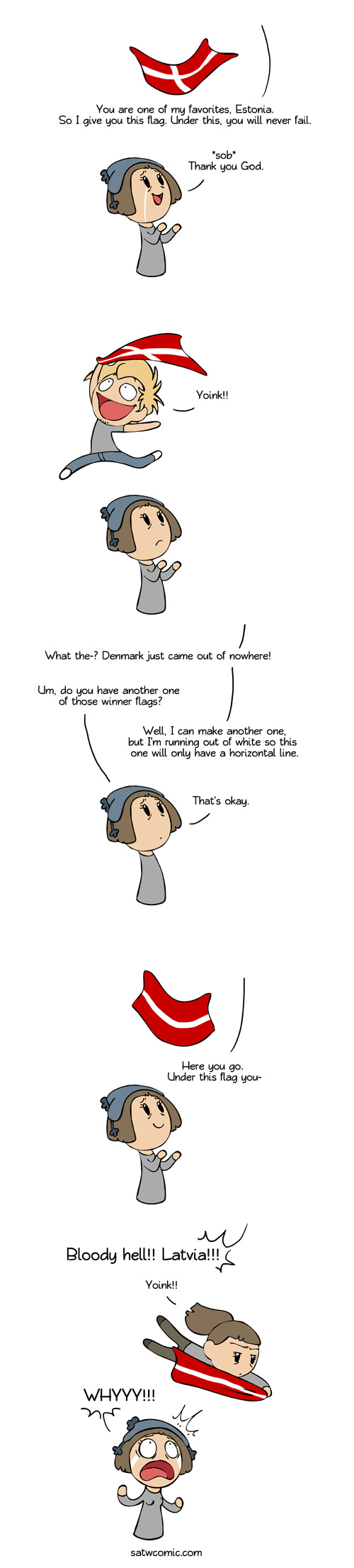 No Flag for You SatWcomic.com
