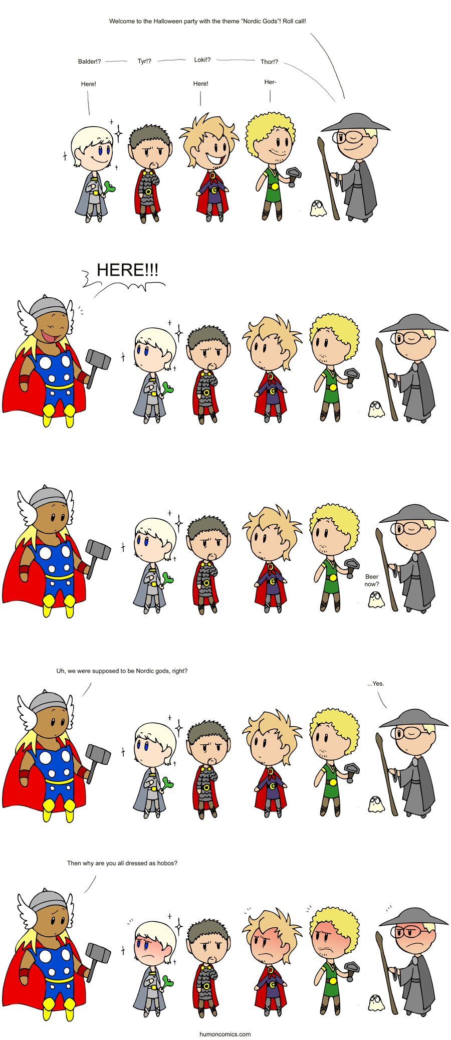Nordic Halloween SatWcomic.com