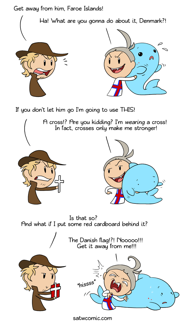 Not so holy cross SatWcomic.com