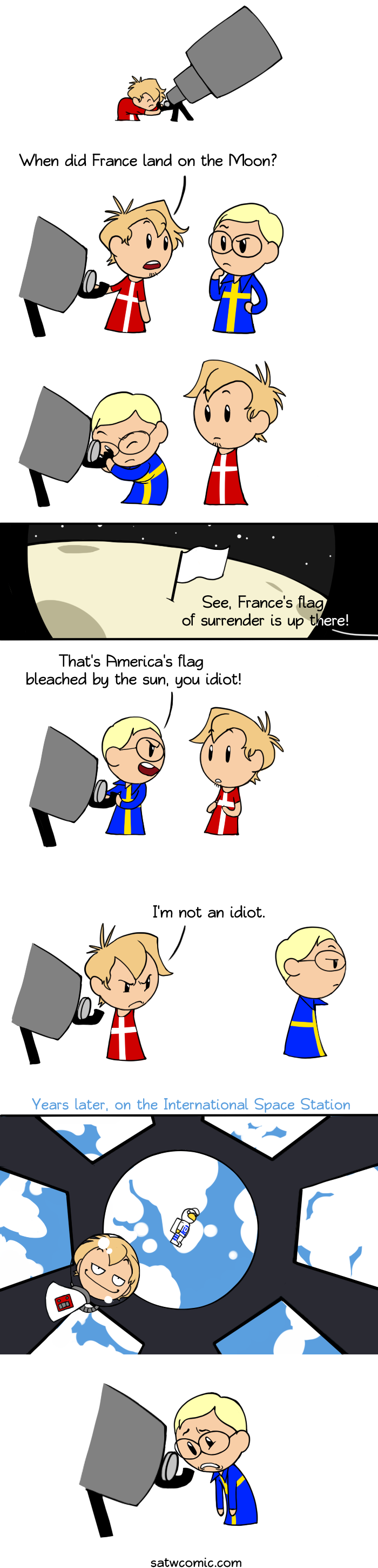 Up there SatWcomic.com