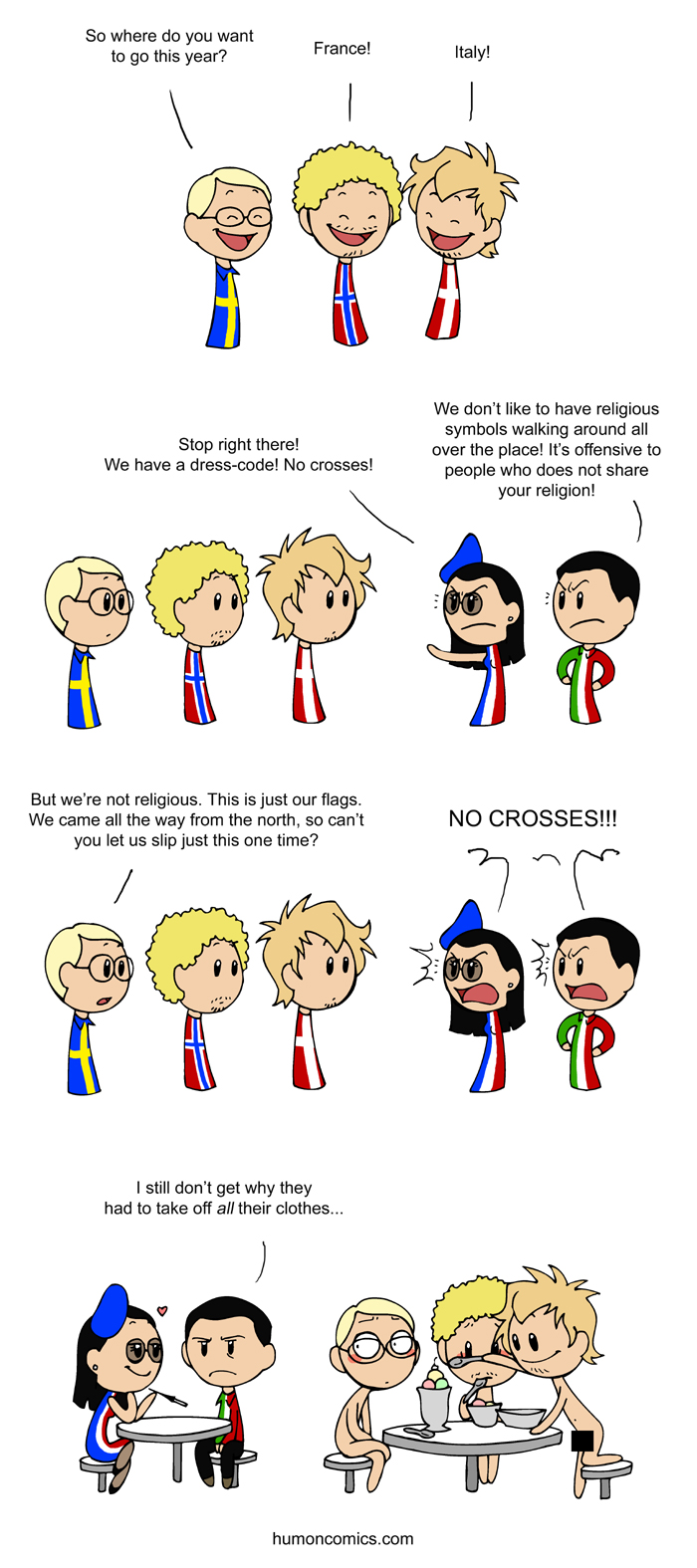 Religious Flags SatWcomic.com