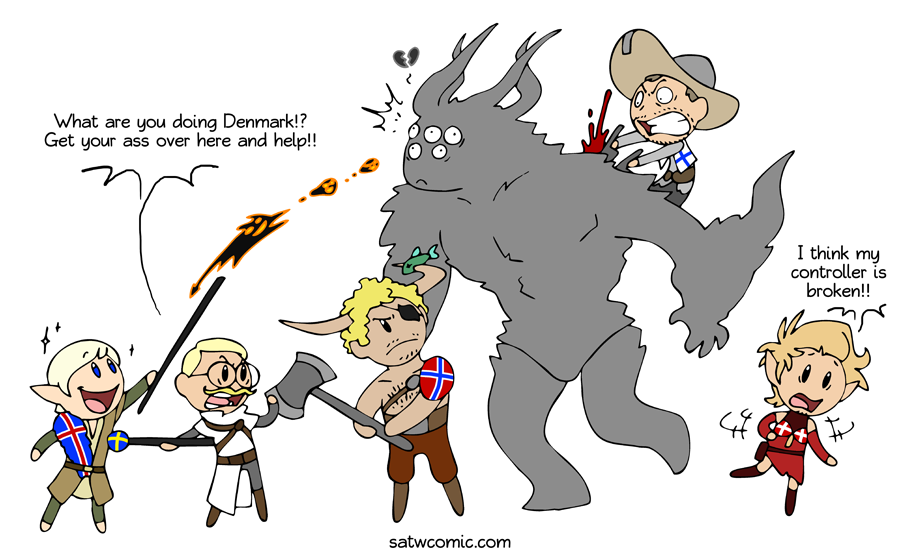 Ride the Dragon SatWcomic.com