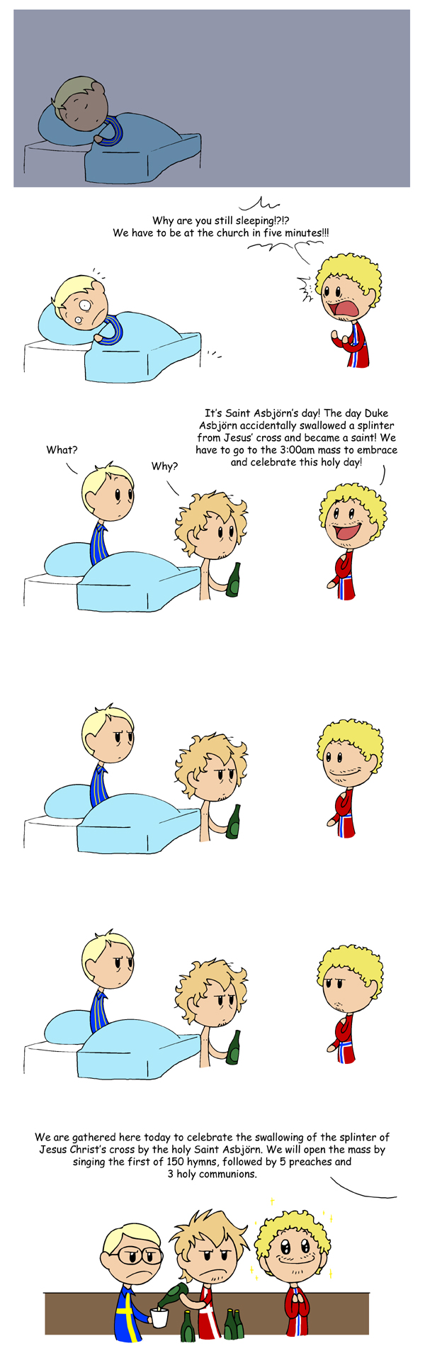 Rise and Shine or go to Hell SatWcomic.com