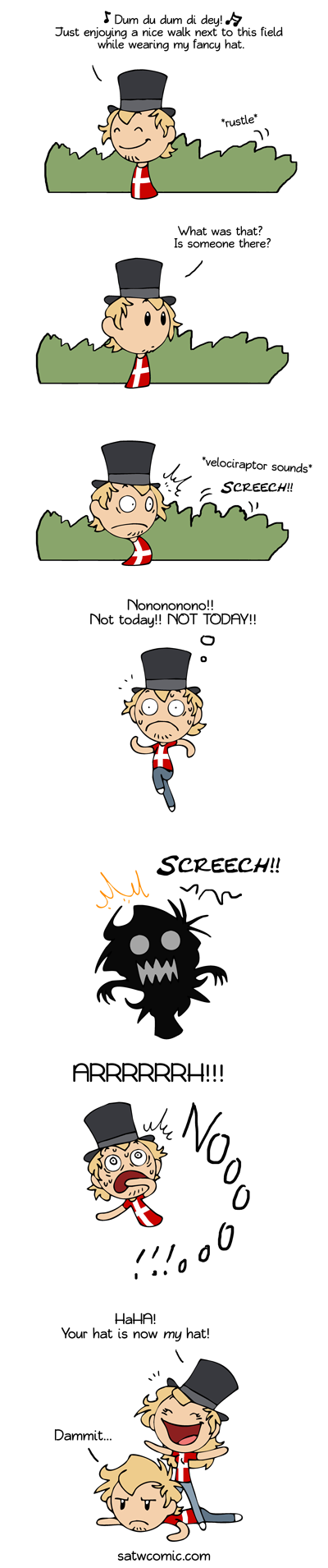 Run your hats off SatWcomic.com