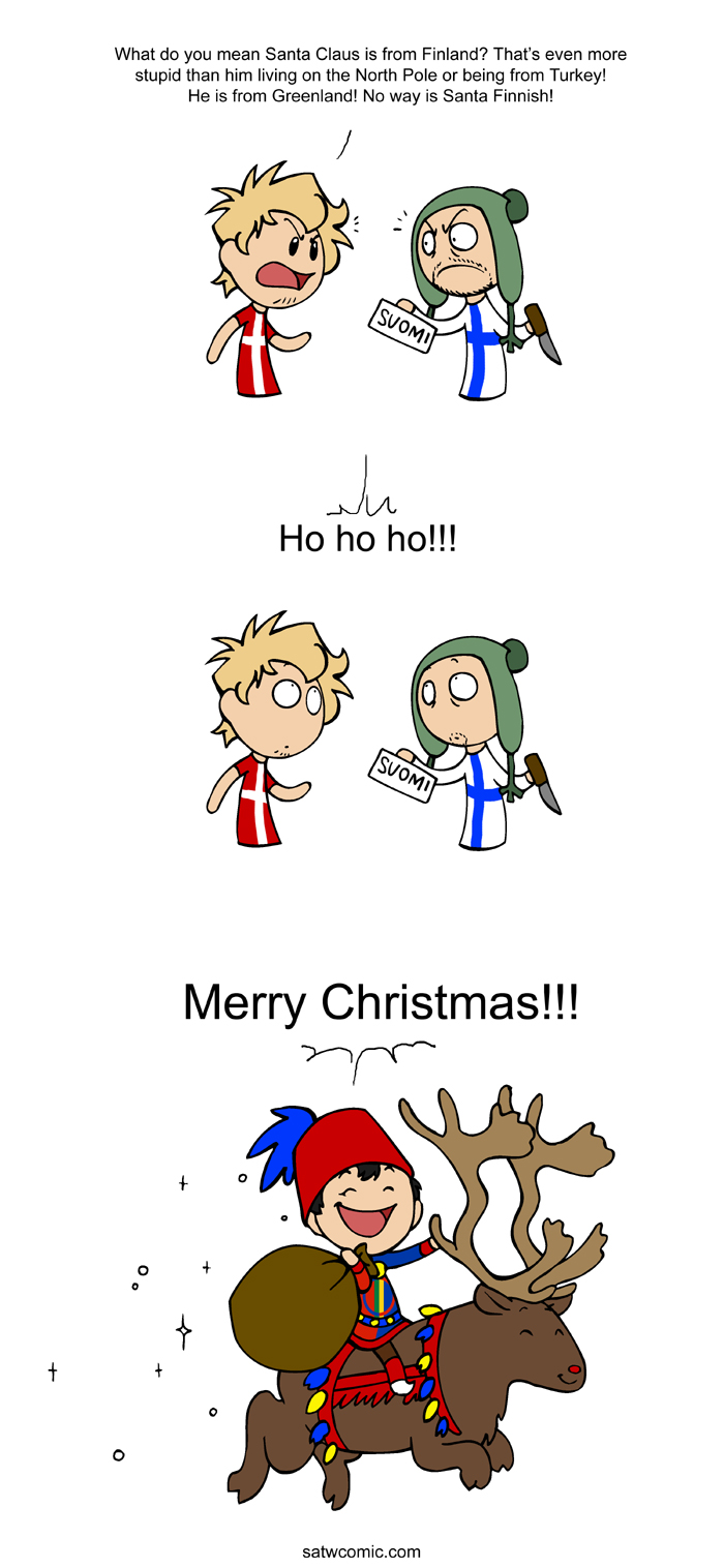 Santa is a... SatWcomic.com