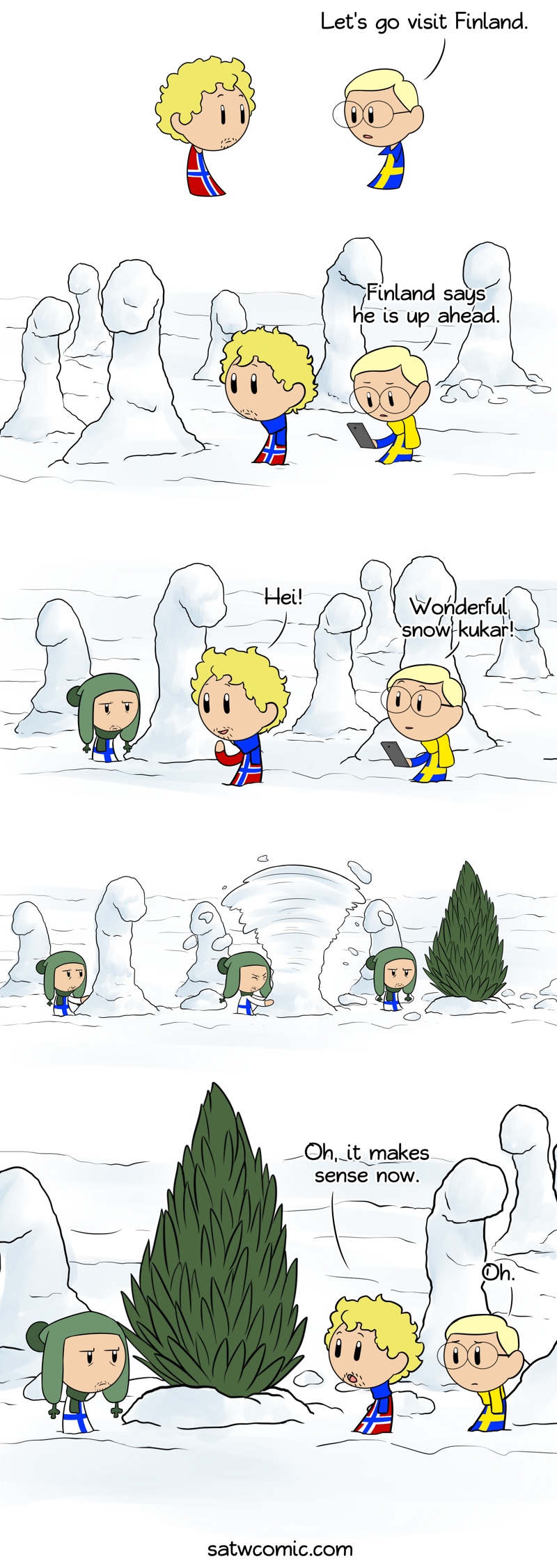 Snow Cocks SatWcomic.com