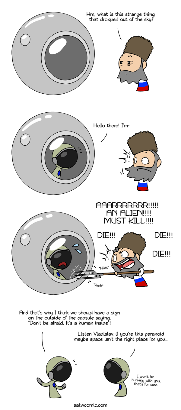 Space Attack! SatWcomic.com
