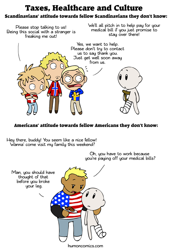Taxes, Healthcare and Culture SatWcomic.com