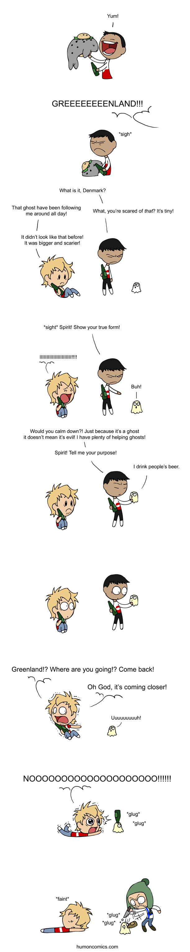 The Scariest Ghost Ever SatWcomic.com