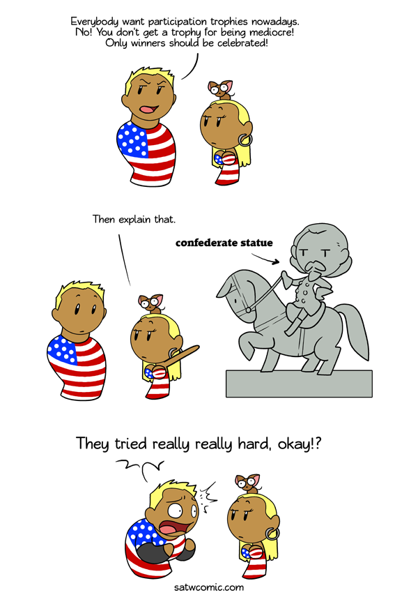 They did their best SatWcomic.com