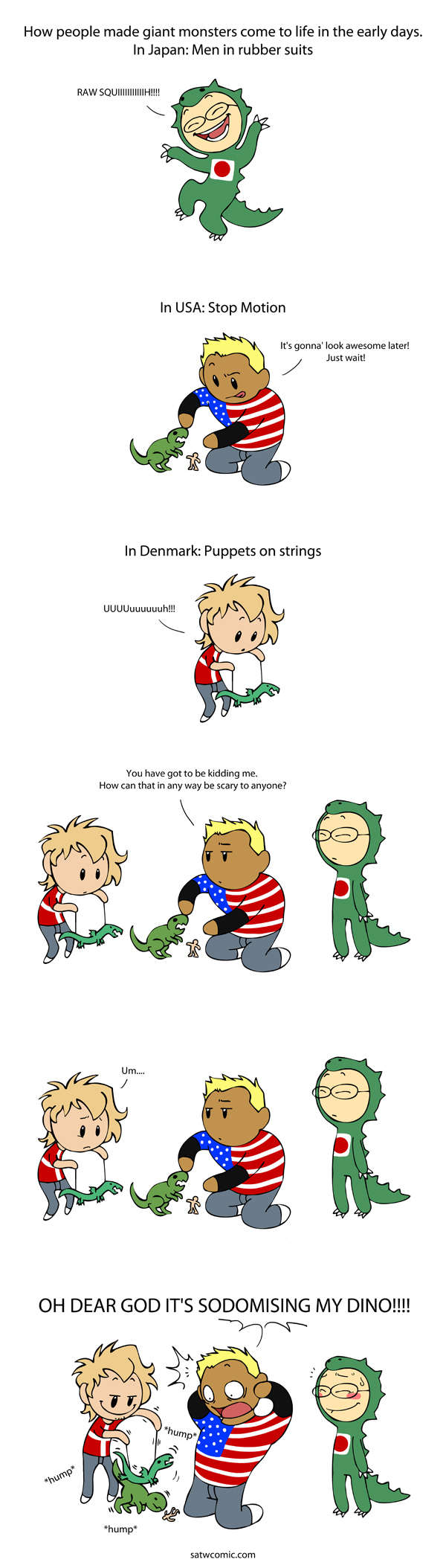 Tiny Giant Monsters SatWcomic.com