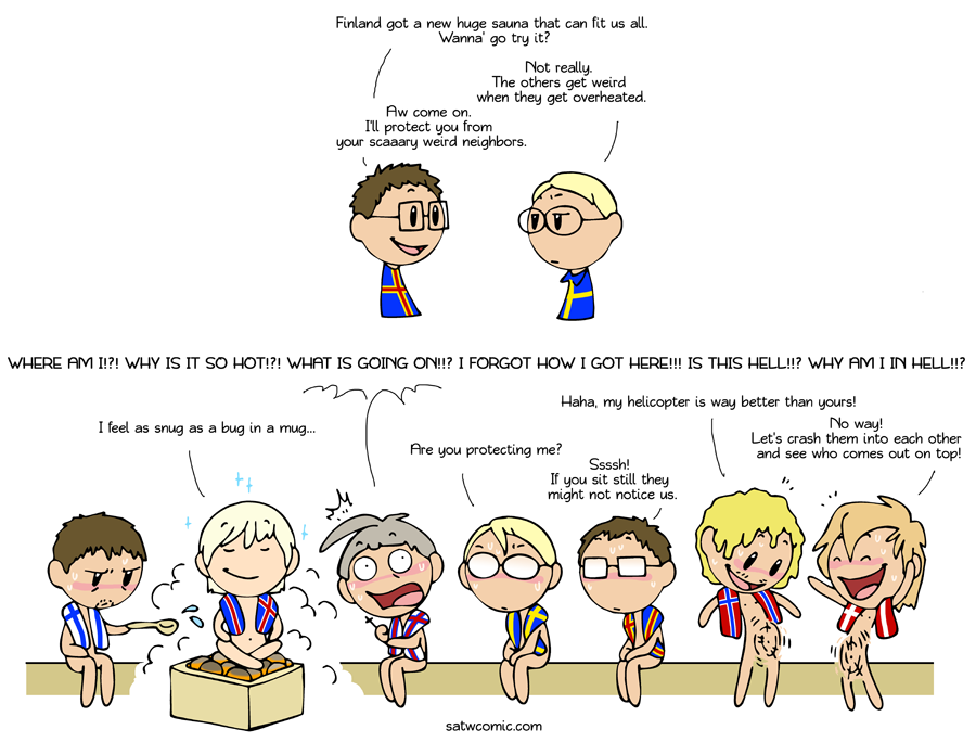 Too hot for this world SatWcomic.com