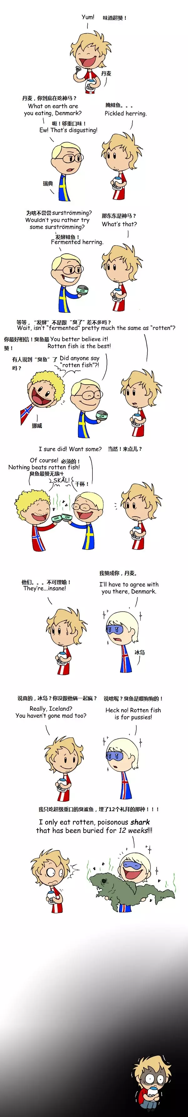 Nordics like Fish SatWcomic.com