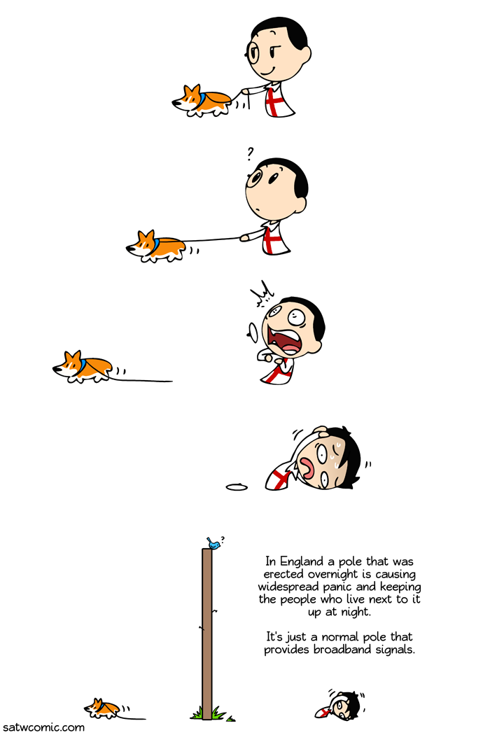 Was he attacked by a stripper? SatWcomic.com